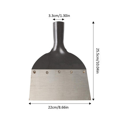 Nová multifunkčná vonkajšia záhradná upratovacia lopata, oceľová plochá lopata, lopata na ľad, odburiňovanie, sadenie, farmársky nástroj na odburiňovanie, dropshipping