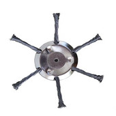 6 colių plieninės žoliapjovės galvutės krūmapjovės vielinis piktžolių peilis, skirtas sodo žolės žoliapjovės galvutei, vejapjovės įrankis