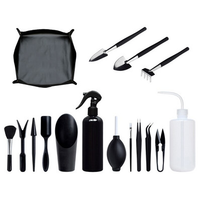 SHGO HOT-Succulent Plants Tools Mini Garden Hand Tools Set Presádzacie nástroje Miniatúrna sada záhradného náradia na výsadbu do interiéru