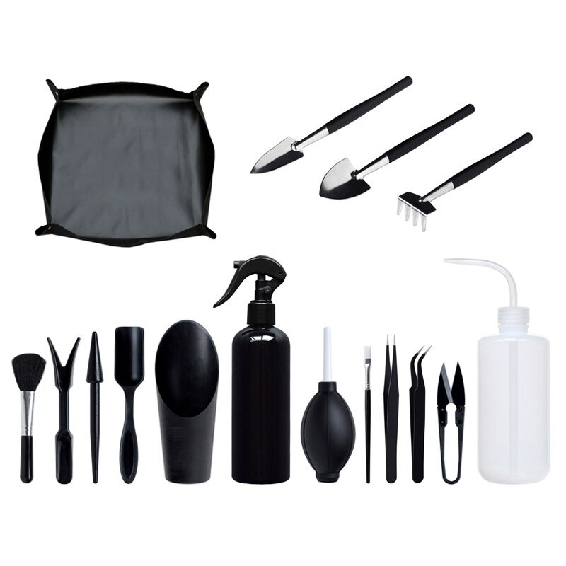 SHGO HOT-Succulent Plants Tools Mini Garden Hand Tools Set Presádzacie nástroje Miniatúrna sada záhradného náradia na výsadbu do interiéru