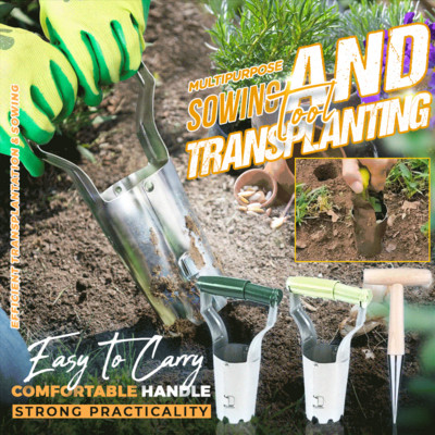 Agricultural Seedling Tube Transplanter Garden Sowing Tool Handheld planting machine Parts Flower Transplanting Extractor Tool