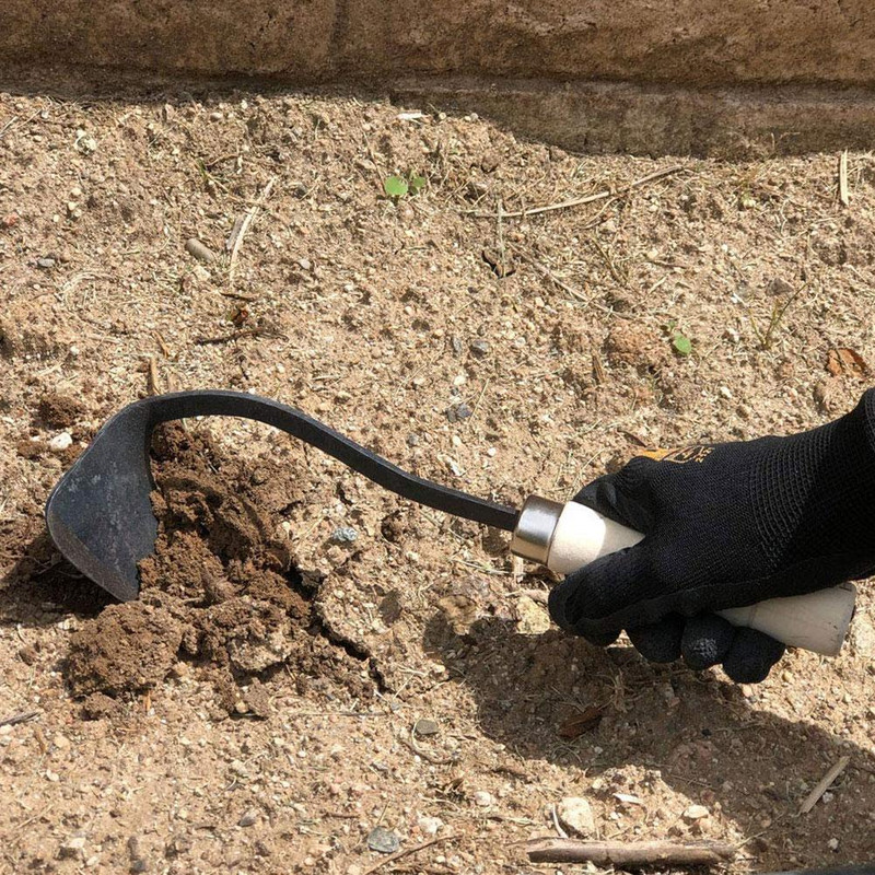 Kézi eke fa rövid nyelű kapa koreai stílusú Hagyományos kerti ásószerszám a jobb otthoni kertért Otthoni kiegészítők 30cm