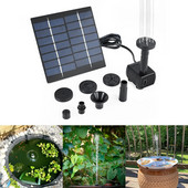 Solárne vodné čerpadlo, vodopády, solárny panel, solárne fontánové čerpadlo pre vtáčí kúpeľ, akvárium s rybími jazierkami, vodné čerpadlo pre záhradnú dekoráciu