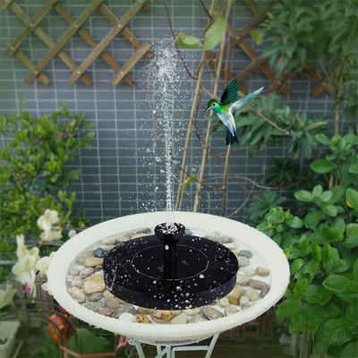 Mini napelemes szökőkút Kerti medence tó 45 cm kültéri napelemes madárfürdő úszó szivattyú Kerti dekoráció Piscina