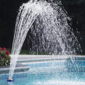 Baseino fontanas Reguliuojamas gėlių formos krioklio purškimo purškiklis Požeminis tvenkinio purškiklis baseino dekoro fontanas ir ab I4i3