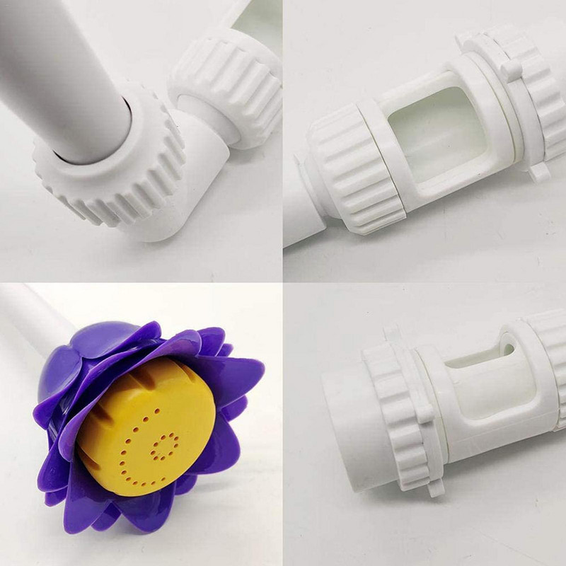 Baseino fontanas Reguliuojamas gėlių formos krioklio purškimo purškiklis Požeminis tvenkinio purškiklis baseino dekoro fontanas ir ab I4i3