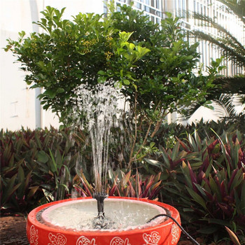 Solar Power Floating Fountain Water Pump Brushless Motor Solar Fountain for Garden Pool Garden Solar Decorative Fountain 40% έκπτωση