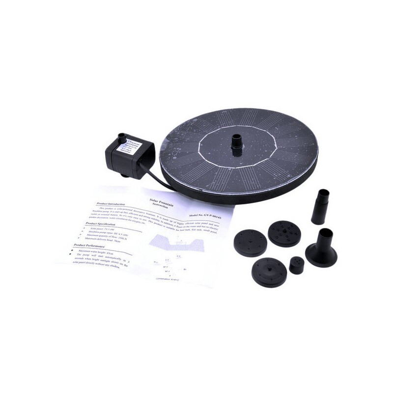 Plávajúca mini solárna fontána bazén jazierko vodopád fontána záhradná dekorácia vonkajšia vtáčia kúpeľ solárna fontána