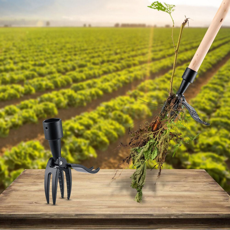 Kerti pázsit körömforma gyökéreltávolító kültéri állvány kézi gyomláló horog lapát lábpedál körömforma egyszerű gyomlehúzó eszköz