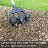 Nauji dirvožemio tekinimo įrankiai Vejos skutimosi aparatas Sodo skutiklis Rotacinis aeratorius įrankis Artefact Kultivatorius Rotorinis skutiklis kultivatorius J8v3