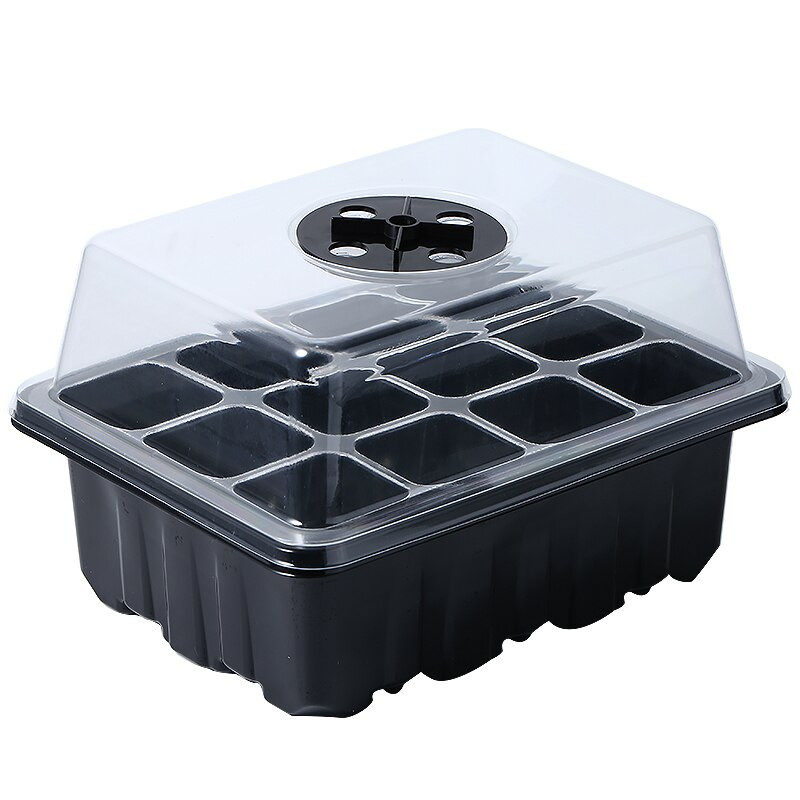 3 vnt / 5 vnt 12 ląstelių sėklų dėklas viso dydžio įdėklai Augalų starterio auginimo rinkinys Sėklų dėklas Grow Box sodinukų pradinis daiginimo rinkinys