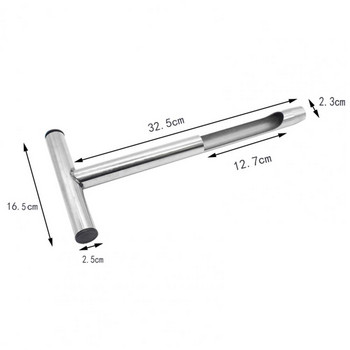 Ανθεκτικό Excellent T-Style Handle Soil Test Probe Practical Soil Sampler Σωληνοειδής επαναχρησιμοποιήσιμος για γήπεδο γκολφ