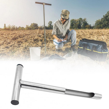 Ανθεκτικό Excellent T-Style Handle Soil Test Probe Practical Soil Sampler Σωληνοειδής επαναχρησιμοποιήσιμος για γήπεδο γκολφ