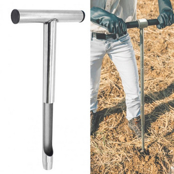 Ανθεκτικό Excellent T-Style Handle Soil Test Probe Practical Soil Sampler Σωληνοειδής επαναχρησιμοποιήσιμος για γήπεδο γκολφ