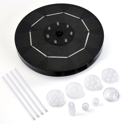 Solárne fontánové čerpadlo s LED svetlom 3,5 W súprava panelov pre vodnú fontánu