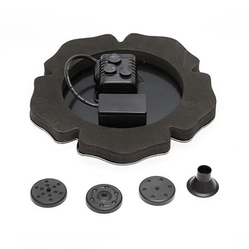 Solárna fontána s čerpadlom 7V, solárna vodná fontána, solárna vtáčia miska, plávajúca fontána pre záhradné jazierka, vonkajšie akvárium.