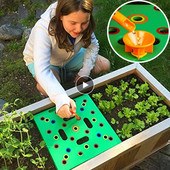 Kvadratinė Sodininkystė Sėklos Sėjamosios Sėklų Atstumas Įrankis Daržovių Augalų Sodinimo Lenta Sėjinukų Tarpiklis Įrankis Sėklos Kvadratinis dėklas Dropship