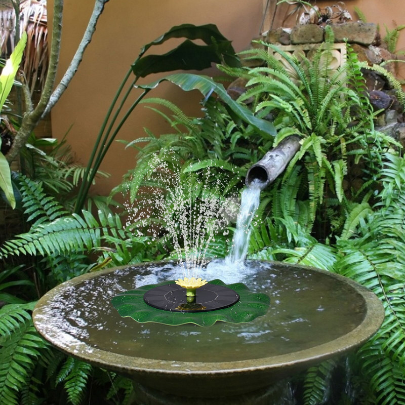 Solárna fontána na vodné jazierko, vylepšená solárna fontána, vonkajšie solárne fontánové čerpadlo pre vtáčí kúpeľ, akvárium, ryby a...