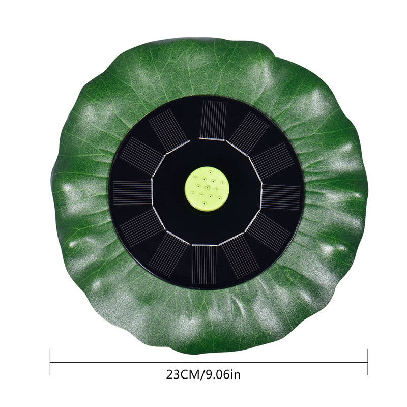 Solárna fontána na vodné jazierko, vylepšená solárna fontána, vonkajšie solárne fontánové čerpadlo pre vtáčí kúpeľ, akvárium, ryby a...