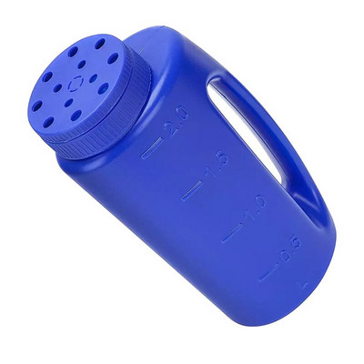 2L rankinis sėklų trąšų druskos barstytuvas Reguliuojamo skylės dydžio sodo įrankis Nešiojamas laistytuvas sėjos įrankis J99Sto