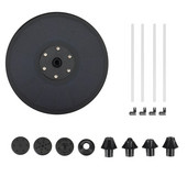 JFBL Hot 6V/3,5W plávajúca solárna fontána Záhradná vodná fontána Farebné LED svetlá Solárny panel napájaný fontánou Jazierko Bazény Záhrada