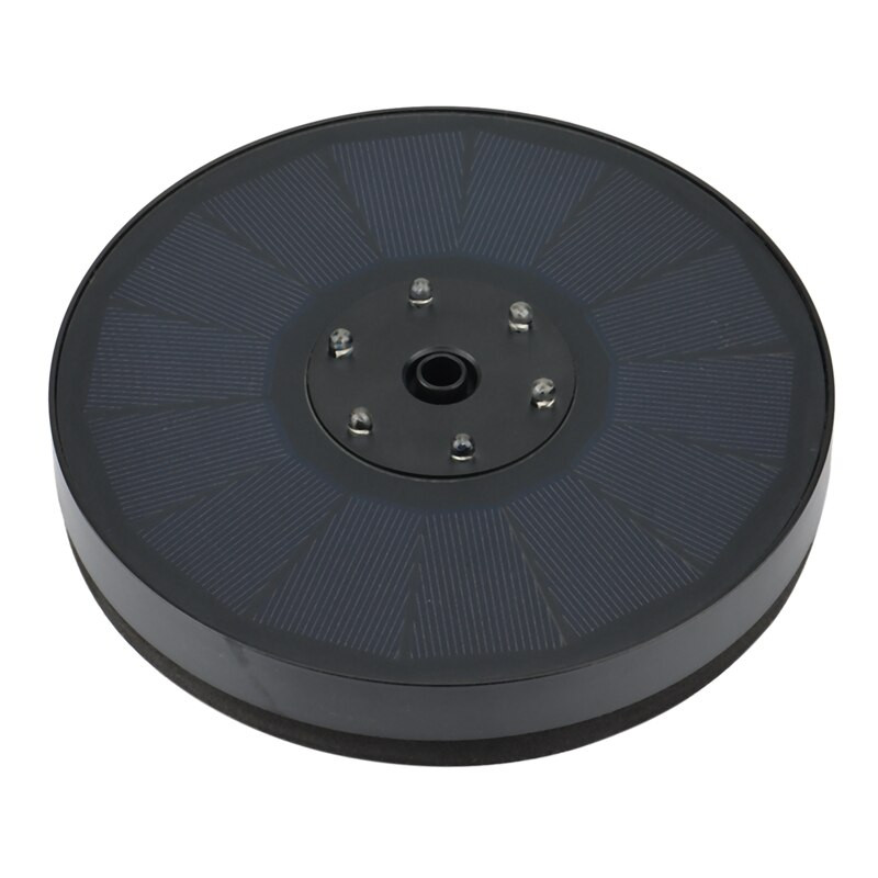 JFBL Hot 6V/3,5W plávajúca solárna fontána Záhradná vodná fontána Farebné LED svetlá Solárny panel napájaný fontánou Jazierko Bazény Záhrada