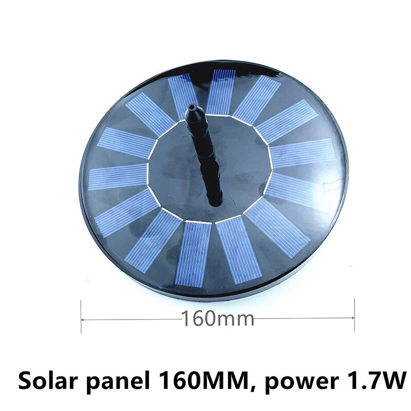 Mini solárna fontána bazén jazierko vodopád fontána záhradná dekorácia vonkajšia vtáčia kúpeľ solárna fontána