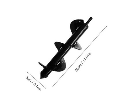 Mintiml sodo sėjamosios spiralinis grąžtas gėlių svogūnėlių šešiakampis velenas sraigtas Sodo sodininkystė Patalynė Sodinimo stulpelių kasimo įrankiai