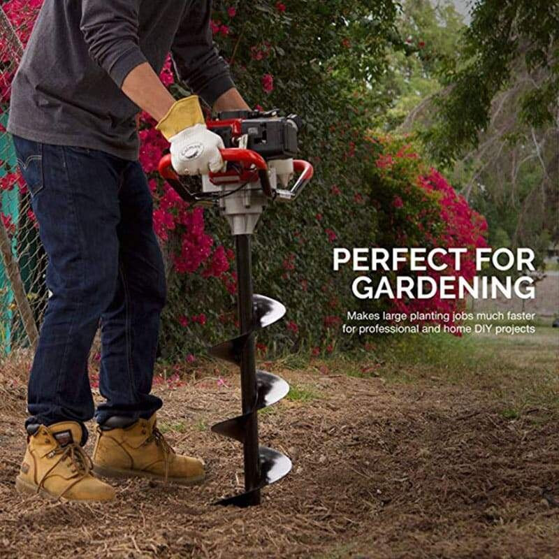 Mintiml sodo sėjamosios spiralinis grąžtas gėlių svogūnėlių šešiakampis velenas sraigtas Sodo sodininkystė Patalynė Sodinimo stulpelių kasimo įrankiai