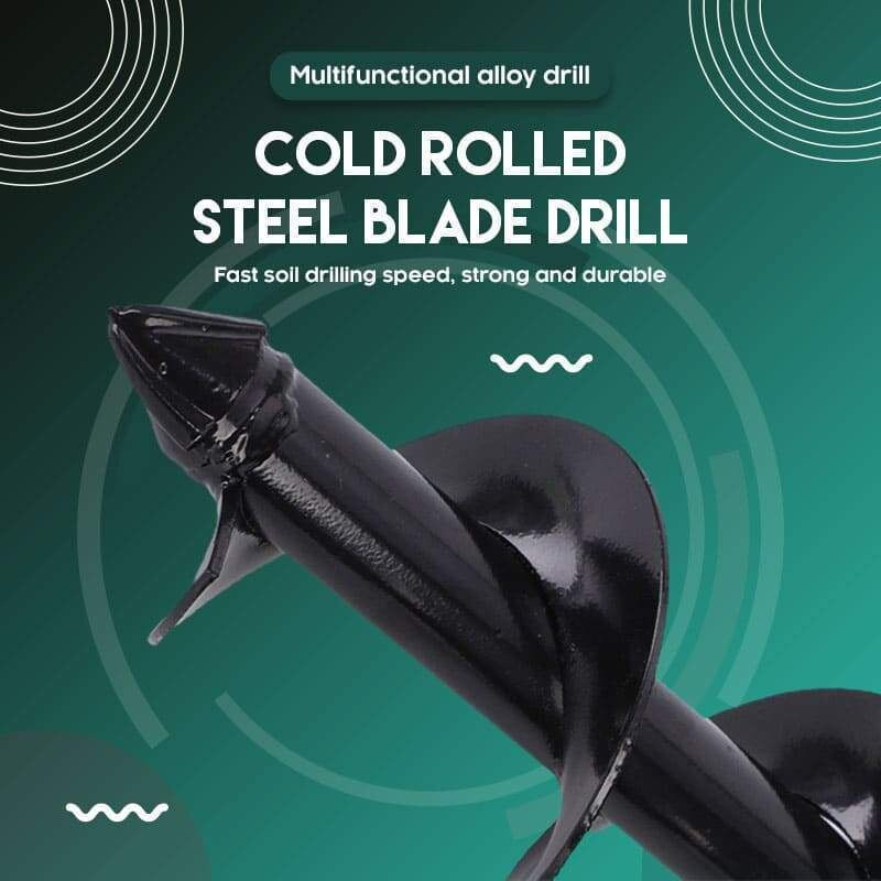 Mintiml sodo sėjamosios spiralinis grąžtas gėlių svogūnėlių šešiakampis velenas sraigtas Sodo sodininkystė Patalynė Sodinimo stulpelių kasimo įrankiai