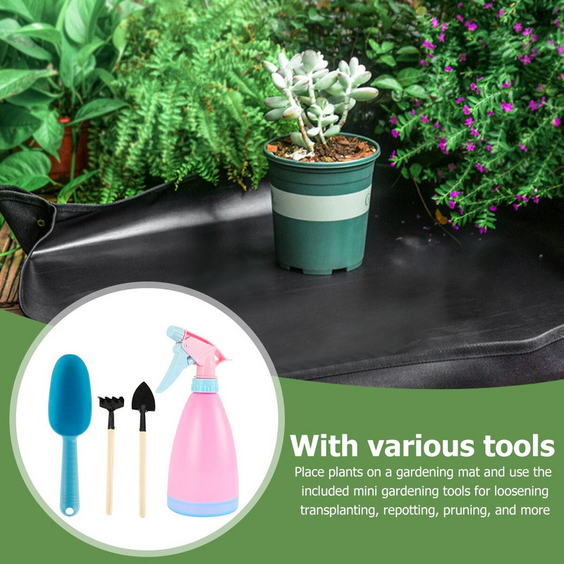 5PCS Sada záhradných kvetináčov Sukulentné rastliny Nástroje Mini záhradné ručné náradie Sada vnútorných bonsajov Miniatúrne transplantačné sadenice Domáce náradie