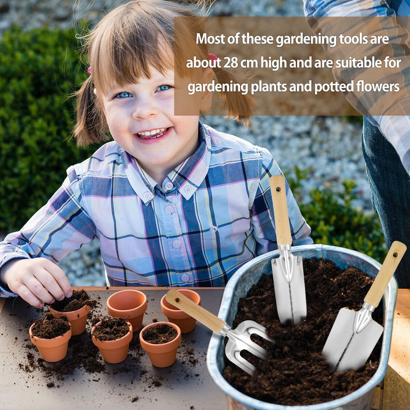5-dielna sada záhradného náradia, ručná lopatka, sada záhradného náradia na bonsaje, mini sada náradia na presádzanie pre záhradné sukulentné bonsaje, malé rastliny