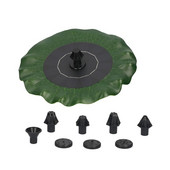 Solárne fontánové čerpadlo Lotus Leaf Wrap 6V 1.2 Solárna fontána s 8 tryskami napájaným vodným čerpadlom pre jazierko a akvárium