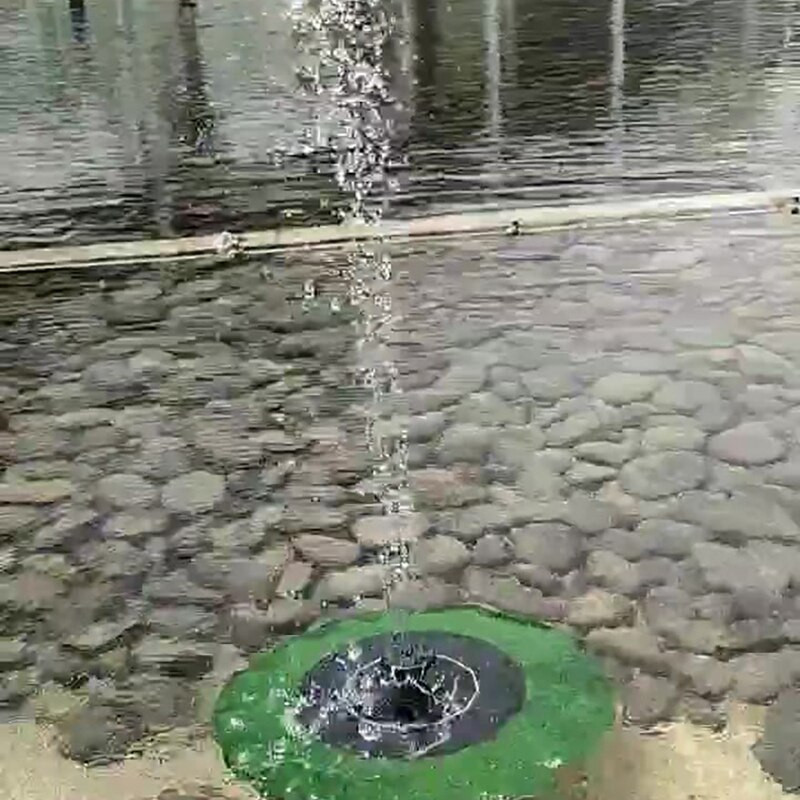 Solárne fontánové čerpadlo Lotus Leaf Wrap 6V 1.2 Solárna fontána s 8 tryskami napájaným vodným čerpadlom pre jazierko a akvárium