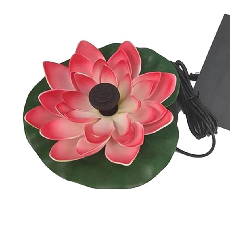 Saulės energijos siurblys, vandens lelija paukščių vonios fontanas, dirbtiniai plūduriuojantys lotoso žiedai be šepetėlių siurbliai žuvų tvenkinio sodui