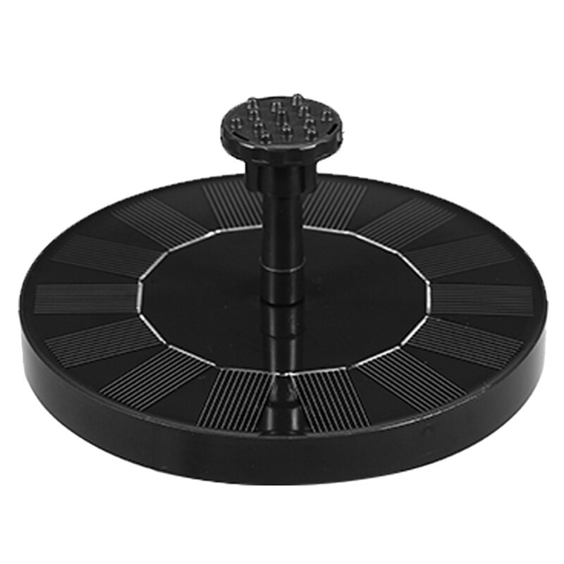 Solárna fontána s čerpadlom pre vtáčí kúpeľ 1,0 W so 6 tryskami pre vtáčí kúpeľ, záhradu, jazierko, bazén, vonkajšie použitie