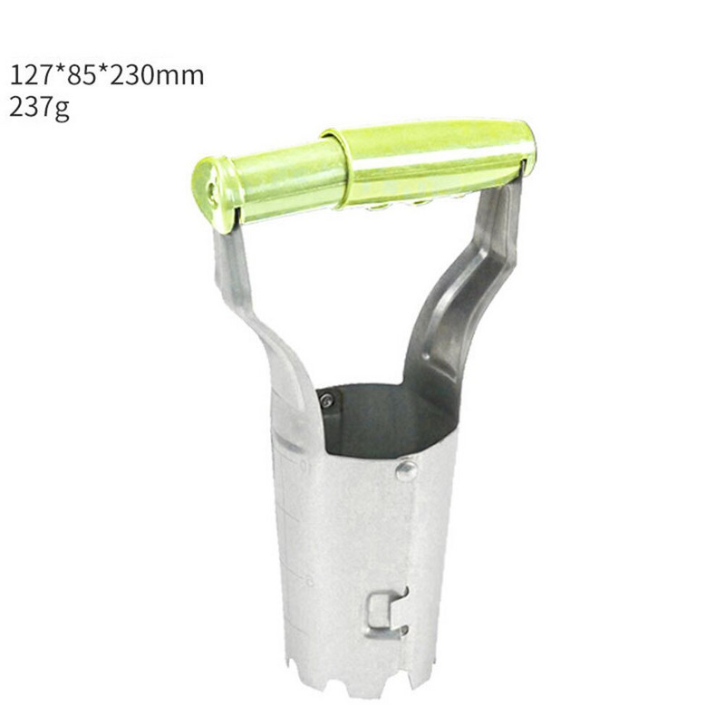 Automata kerti hagymaültető mélységi jelű ültetőeszközzel talajeltávolításhoz Kotrófúrás palánta virágvágó szerszámok