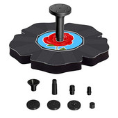 Pumpa za solarnu fontanu 7V Vodena fontana na solarni pogon Solarna kupka za ptice Plutajuća fontana za vrtna jezerca Akvarij za ribe na otvorenom