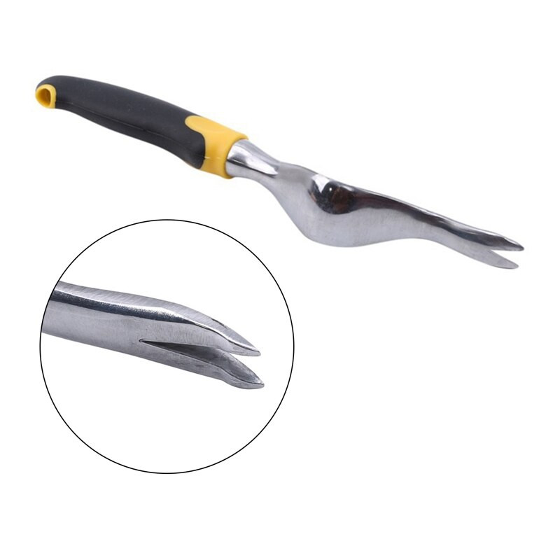 Rankinis įrankis Garden Weeder aliuminio lydinys Namų sodas Rankinis Piktžolių traukimas Dirvožemio atsipalaidavimas Rankinis ravėjimas Sodo įrankis