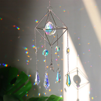 Νέο Big Crystal Wind Chime Prism Sun Catchers Windbell Χειροποίητο Κρεμαστό Στολίδι Nordic Home Διακόσμηση Δωματίου Dream Catcher