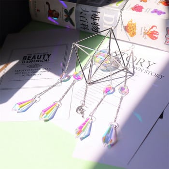 Νέο Big Crystal Wind Chime Prism Sun Catchers Windbell Χειροποίητο Κρεμαστό Στολίδι Nordic Home Διακόσμηση Δωματίου Dream Catcher