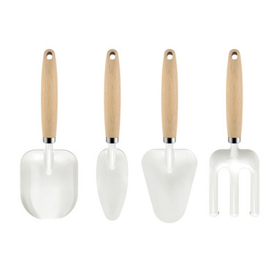 Lopatka, kultivátor, ručné hrable, ľahko čistiteľné nástroje na sadenie, ergonomické 4 ks rozmetadlá semien, záhradnícka lopata s antikoróznou úpravou