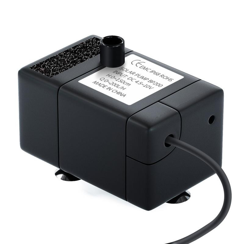 2,5 W saulės energijos fontano siurblys Saulės energija varomas vandens fontanas lauko saulės vandens siurblys tvenkinio tvenkinio baseinui 6 purkštukai Energija