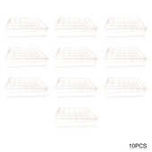 Tepelne odolný modrý malý priehľadný podnos, priehľadný pestovateľský kvetináč, sadenice, poľnohospodársky trávnik, súprava na pestovanie jahôd a záhrad.