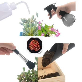 1 комплект комплект градински сеялки Инструменти за сукулентни растения Мини градински ръчни инструменти Комплект миниатюрен бонсай за трансплантация на разсад