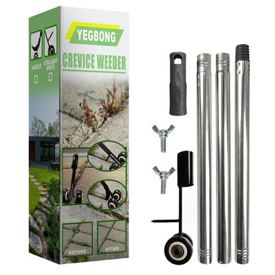 Prenosný záhradný odstraňovač buriny, vyžínač na trávu, nastaviteľná dĺžka, odstraňovač buriny, bez nutnosti ohýbania záhradného náradia