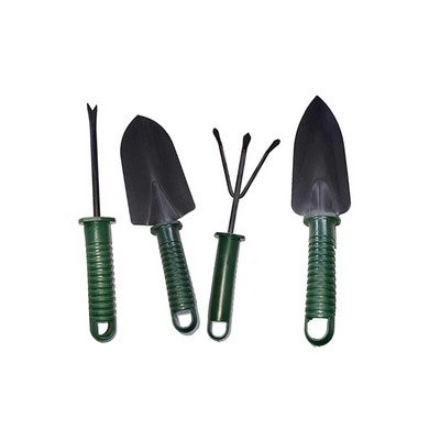 4 vnt Sodo įrankių rinkinys Gėlių sodinimo kombinuotas kastuvas įrankių rinkinys Įrankių rinkiniai Mini sodo augalų įrankiai Kastuvas grėblio kastuvas