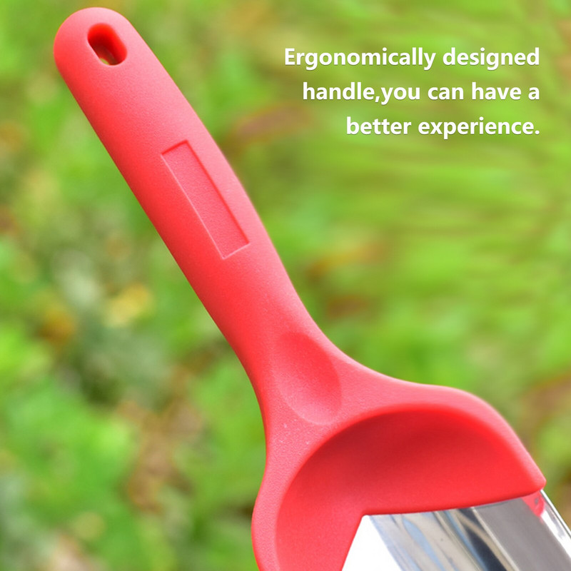 Prenosná záhradná lopata, rýľ z nehrdzavejúcej ocele, viacúčelová odolná plastová rukoväť, kopacia murárska lyžica, bonsai dom