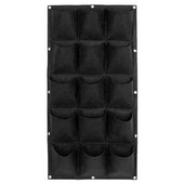 Taška na pestovanie tekvíc, závesný kvetináč s vreckom 9/18, vertikálny nástenný kvetináč, záhradný, terasový, trávnik a záhradné bylinkové struky