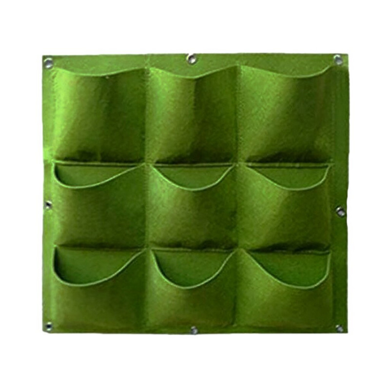 Taška na pestovanie tekvíc, závesný kvetináč s vreckom 9/18, vertikálny nástenný kvetináč, záhradný, terasový, trávnik a záhradné bylinkové struky